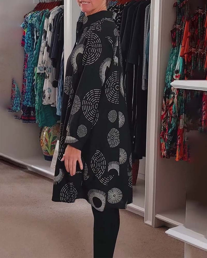 Meliora - Boho Pattern Tunic Dress