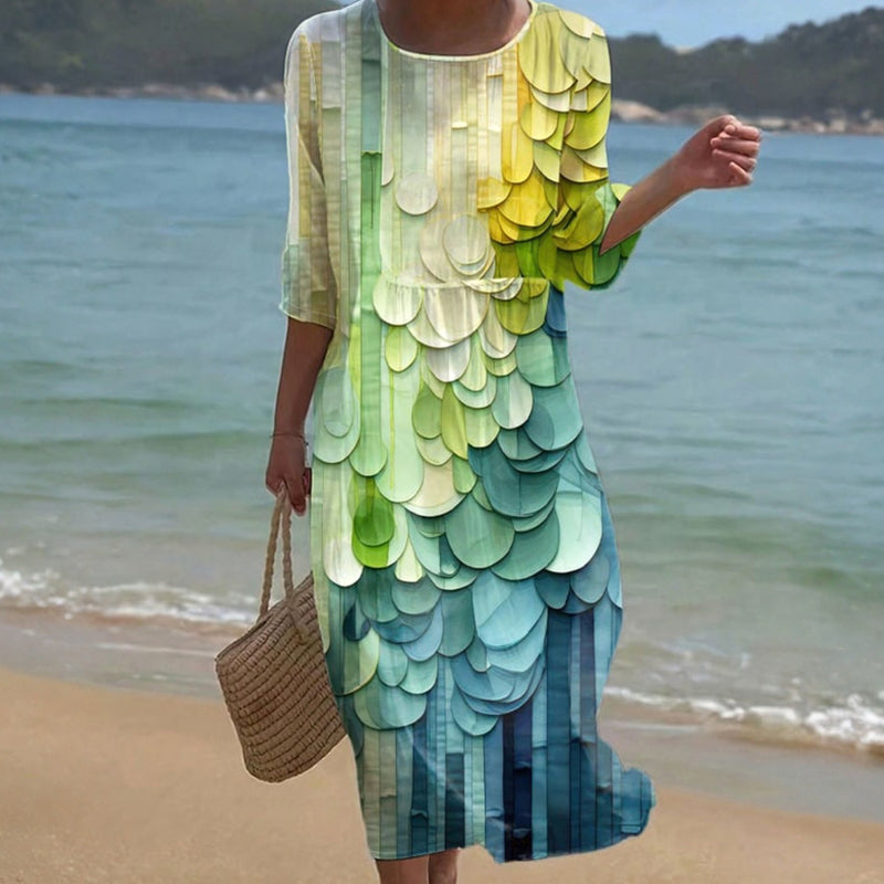 Retro Ombre Dress