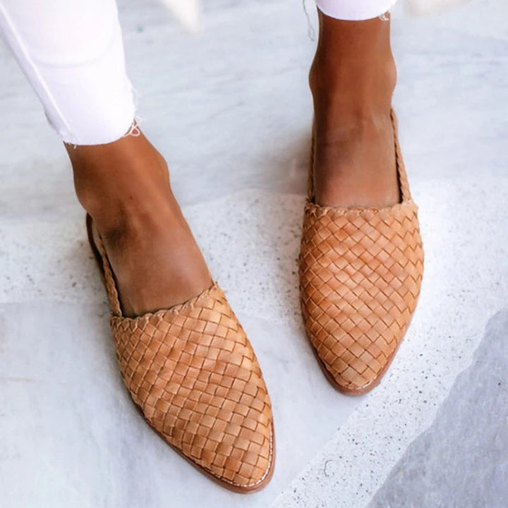 Alondra Woven Slip-On Flats for Women