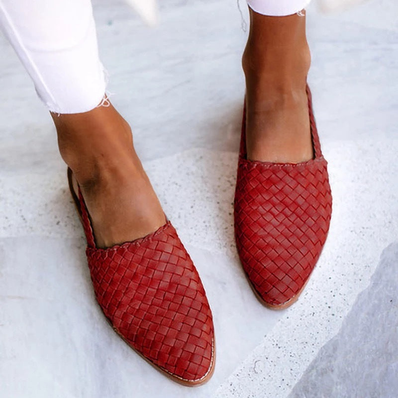 Alondra Woven Slip-On Flats for Women