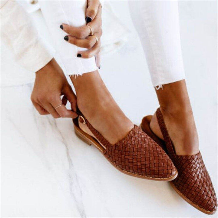 Alondra Woven Slip-On Flats for Women