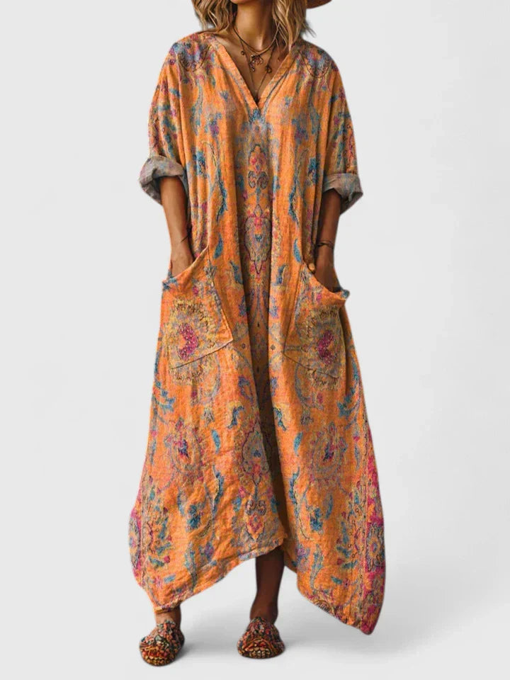 THALSYNA | ELEGANT FLORAL DRESS