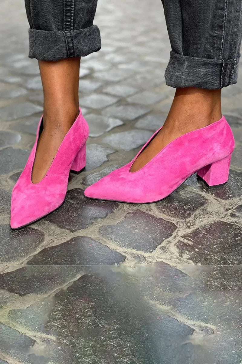 VIELLA | ELEGANT BLOCK HEEL PUMPS