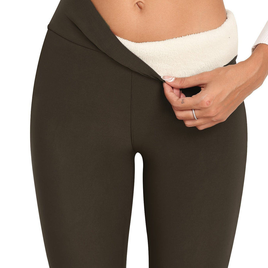 Sofia - High-Waist Thermal Leggings Pants
