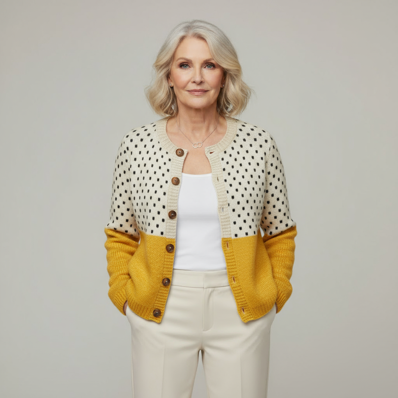 Adeline | Polka Dots Cardigan