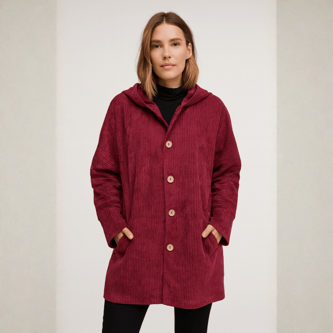 INDIE | CORDUROY HOODED JACKET