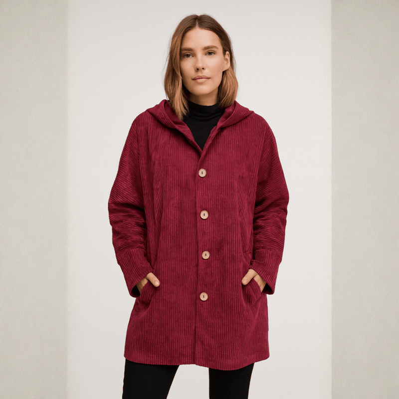 INDIE | CORDUROY HOODED JACKET