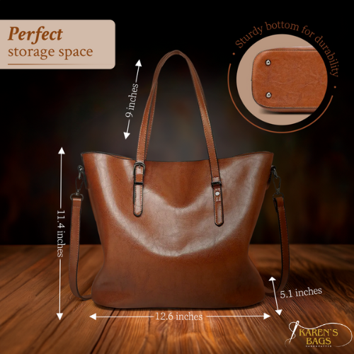 Kathy - Leather Tote Bag