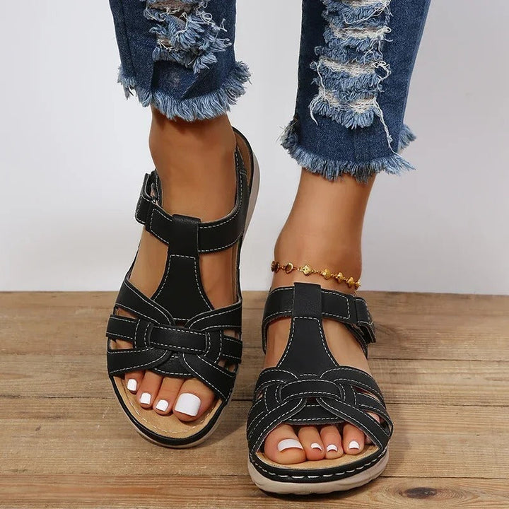 Faith - Velcro Strap Sandals