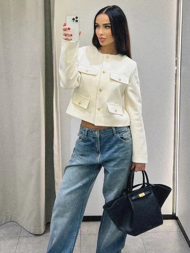 Arya - Classic Tweed Blazer