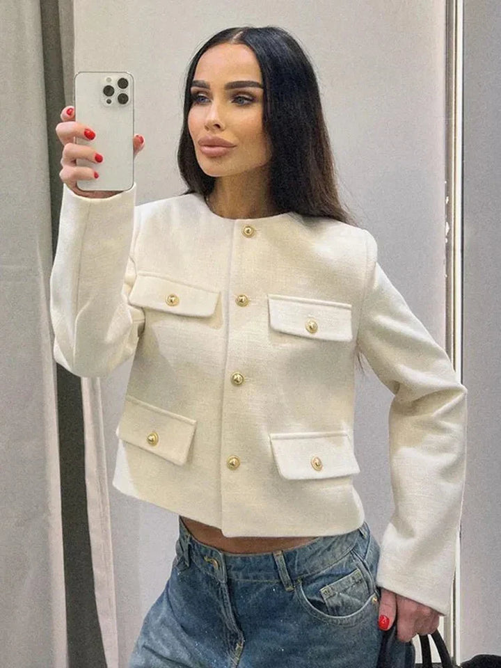 Arya - Classic Tweed Blazer