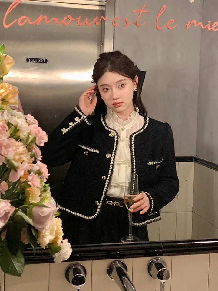 Allison - Vintage Style Tweed Blazer