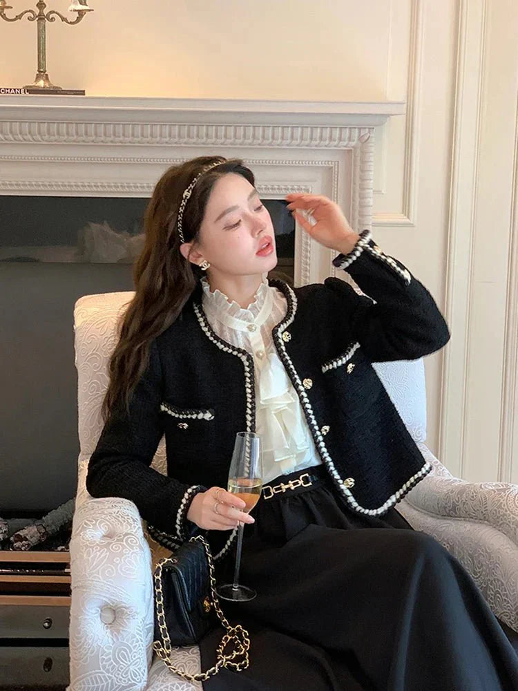 Allison - Vintage Style Tweed Blazer