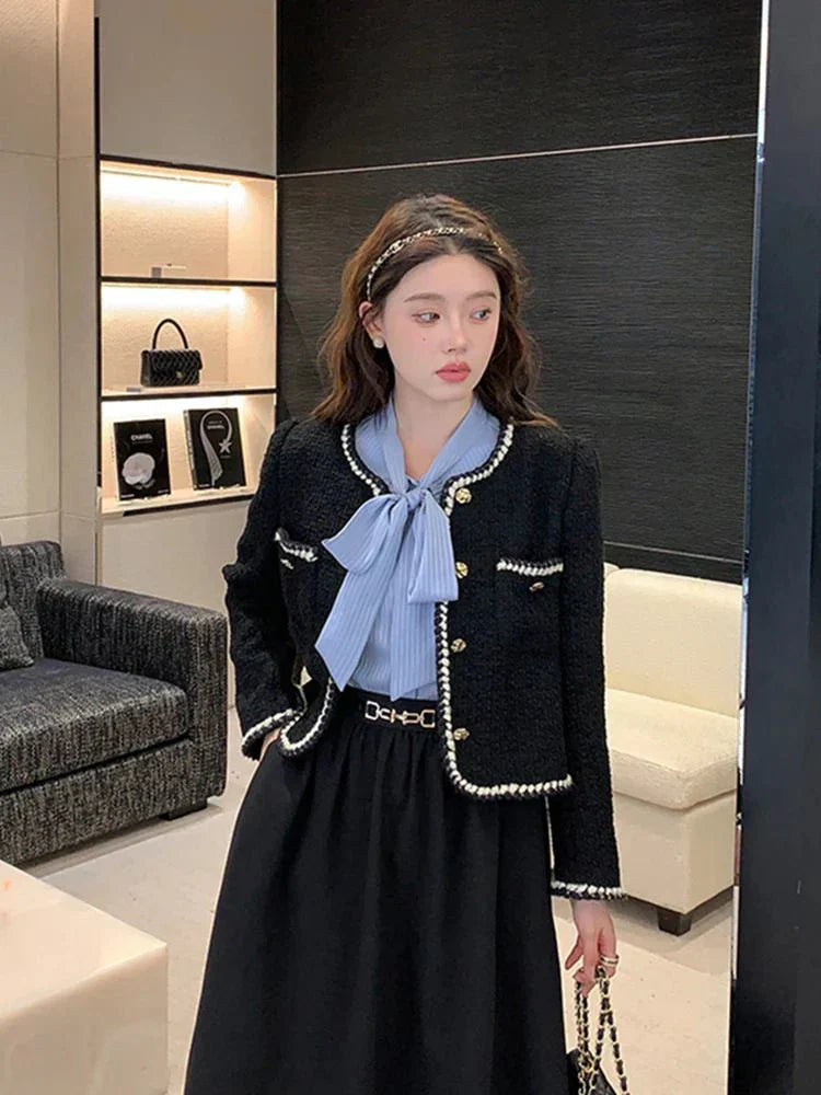 Allison - Vintage Style Tweed Blazer