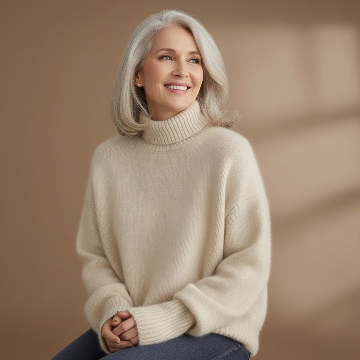 Amaya | Luxe Cashmere Turtleneck Sweater