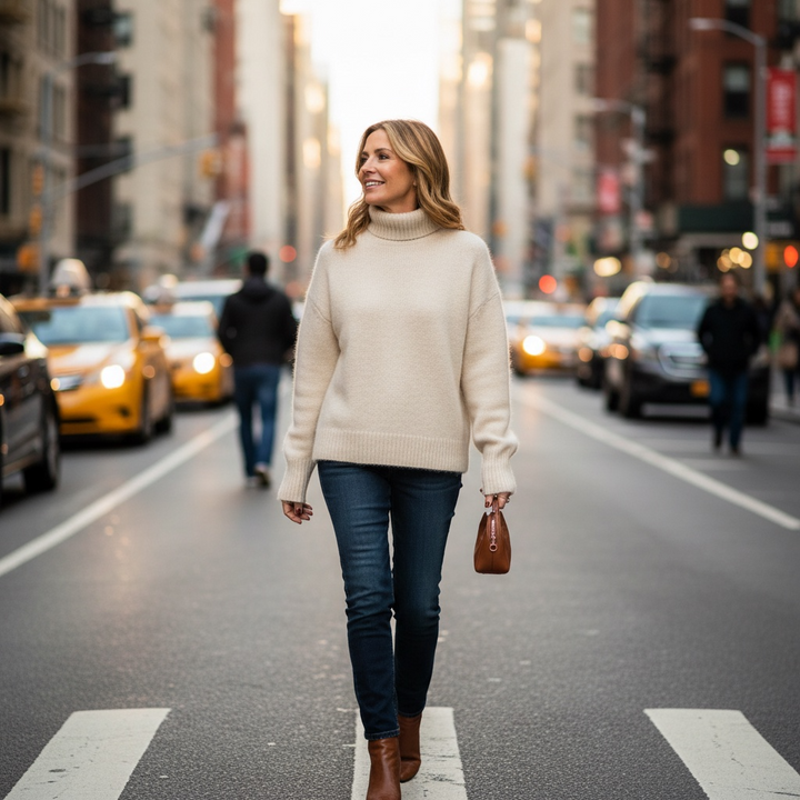Amaya | Luxe Cashmere Turtleneck Sweater