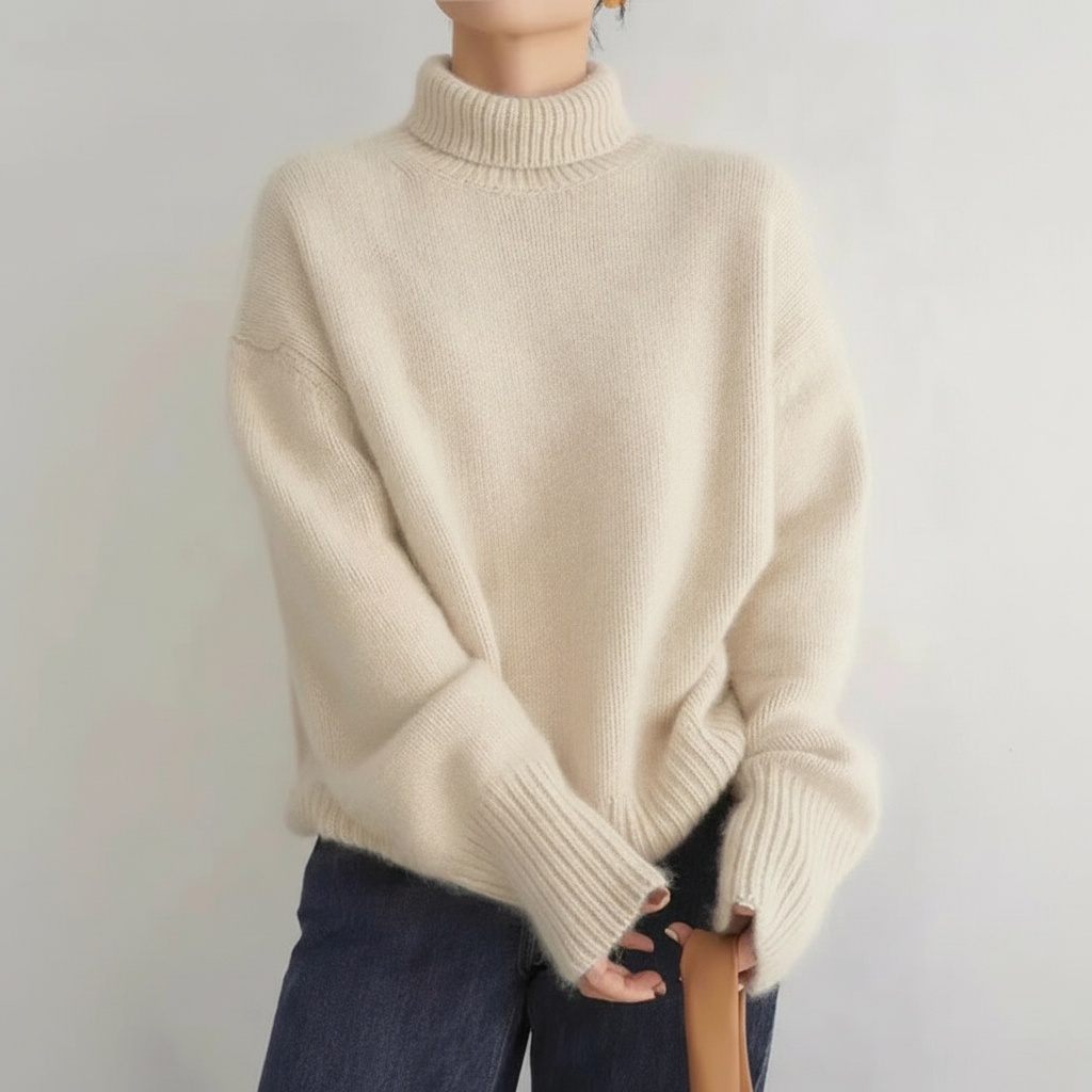Amaya | Luxe Cashmere Turtleneck Sweater