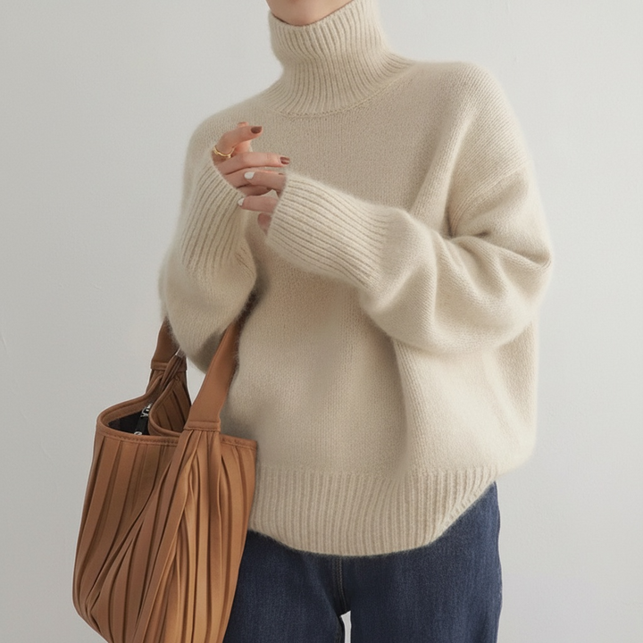 Amaya | Luxe Cashmere Turtleneck Sweater
