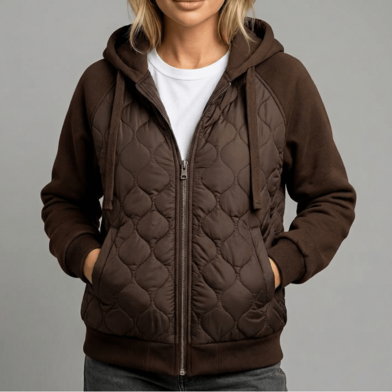 NATALIE | QUILTED HOODIE JACKET