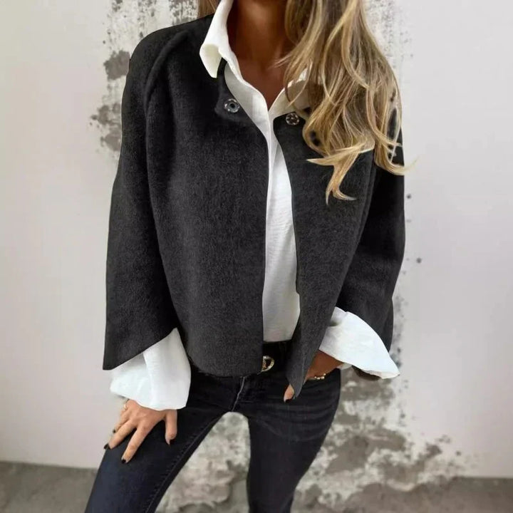 Elisa - Short Cropped Jacket with Flared Sleeves