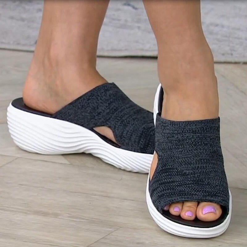 Bella - Stretch Slip-On Sandals